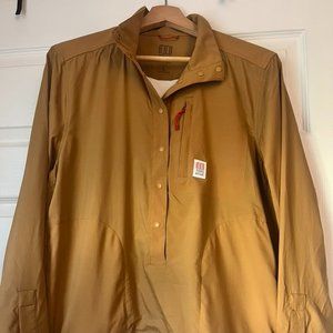TOPO DESIGNS Tech Shirt Popover Shirt/Jacket Size L